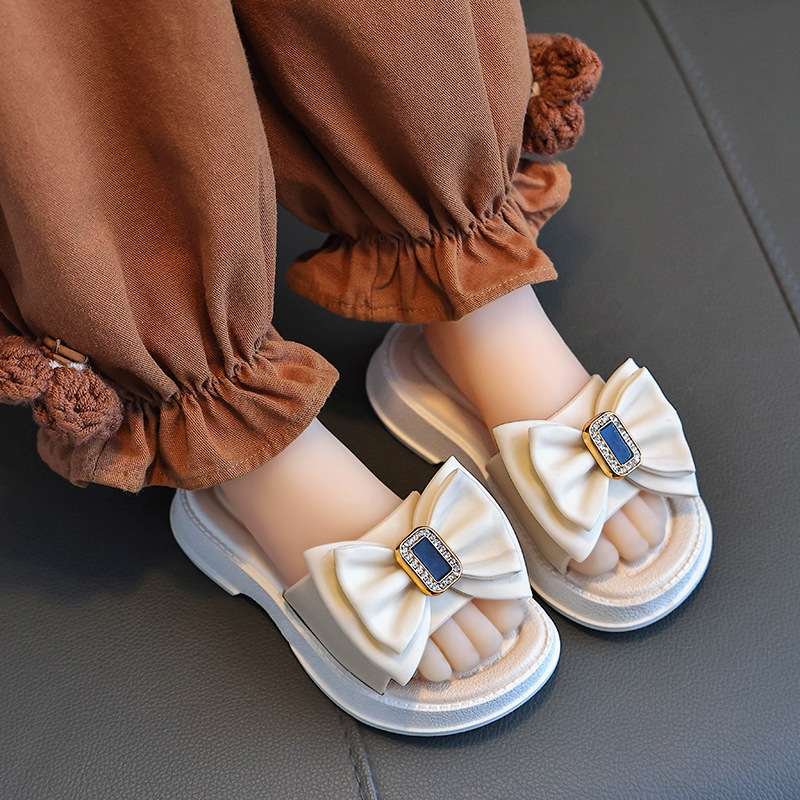 womens Bow Slippers outer wear