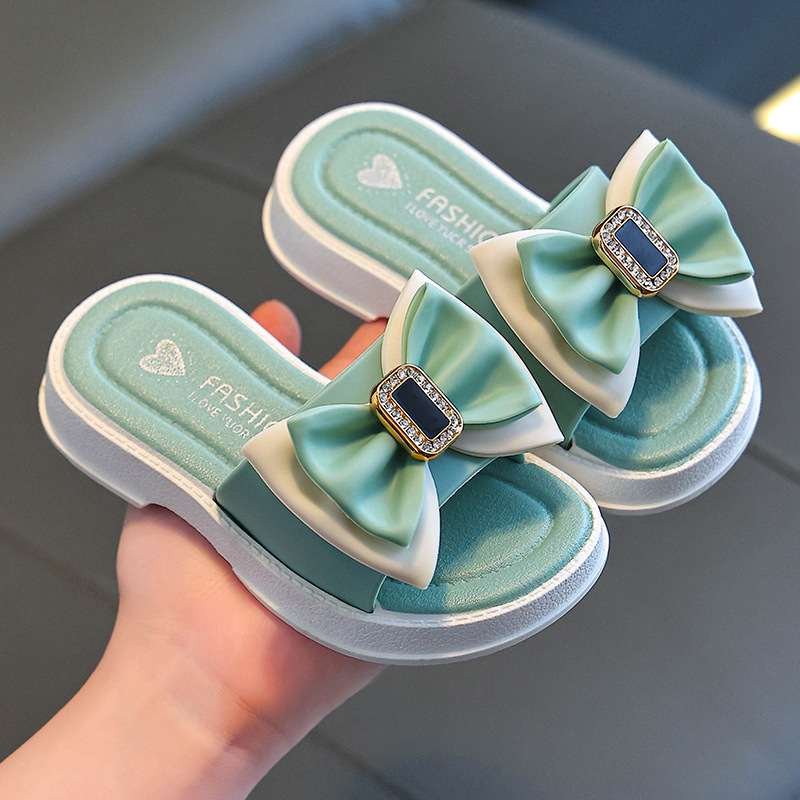 womens Bow Slippers outer wear