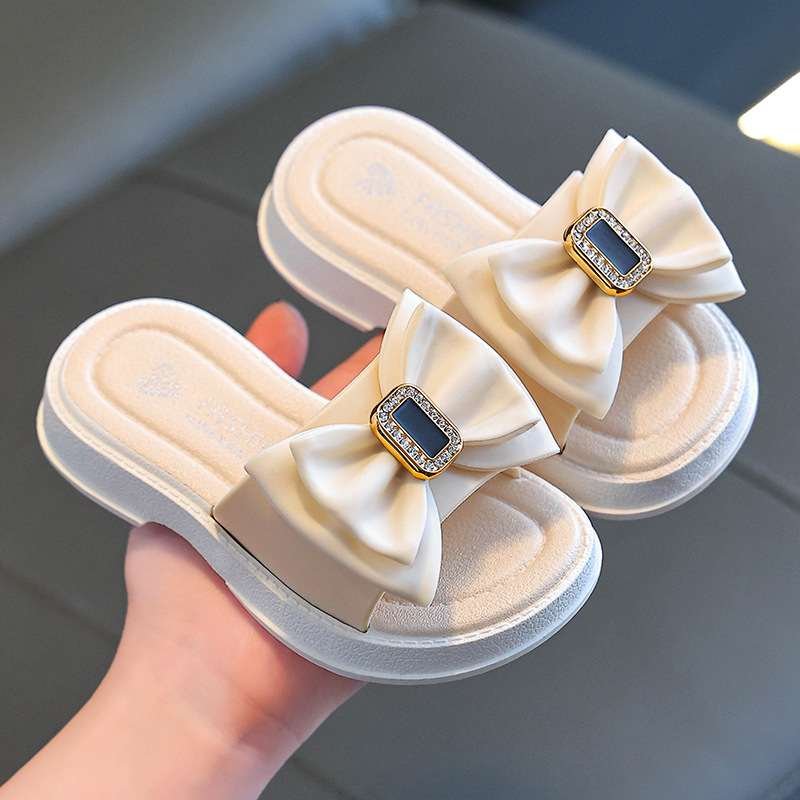 womens Bow Slippers outer wear