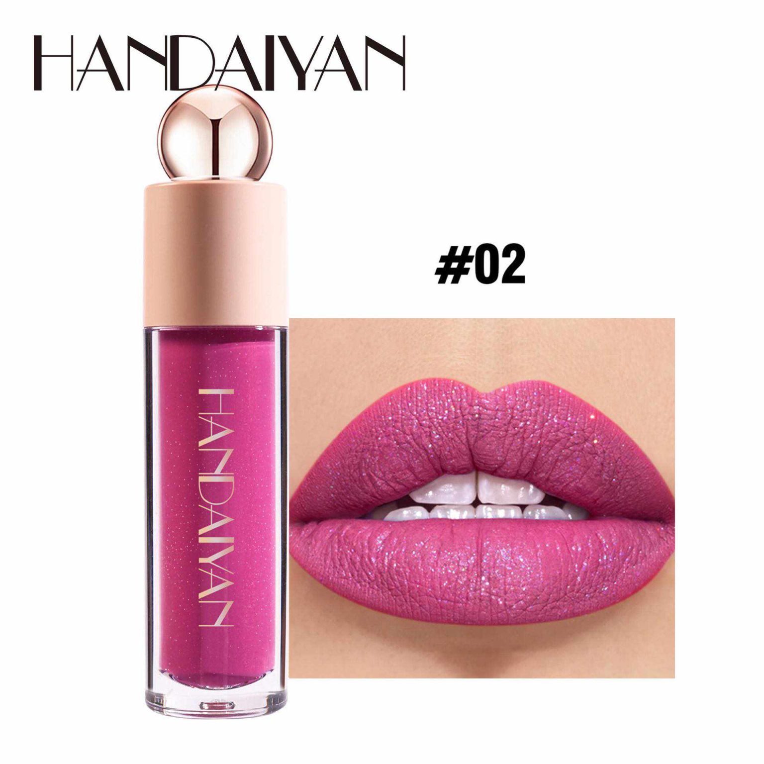 handaiyan Han Daiyan 8-color glitter lip gloss