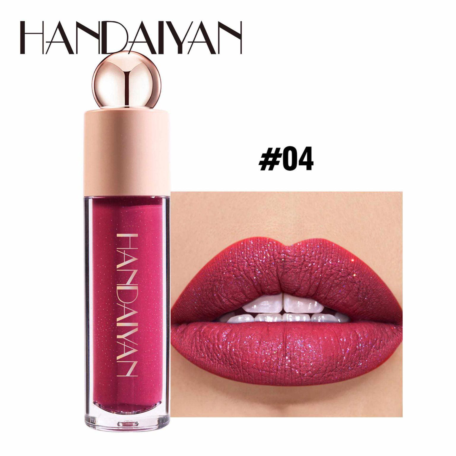 handaiyan Han Daiyan 8-color glitter lip gloss