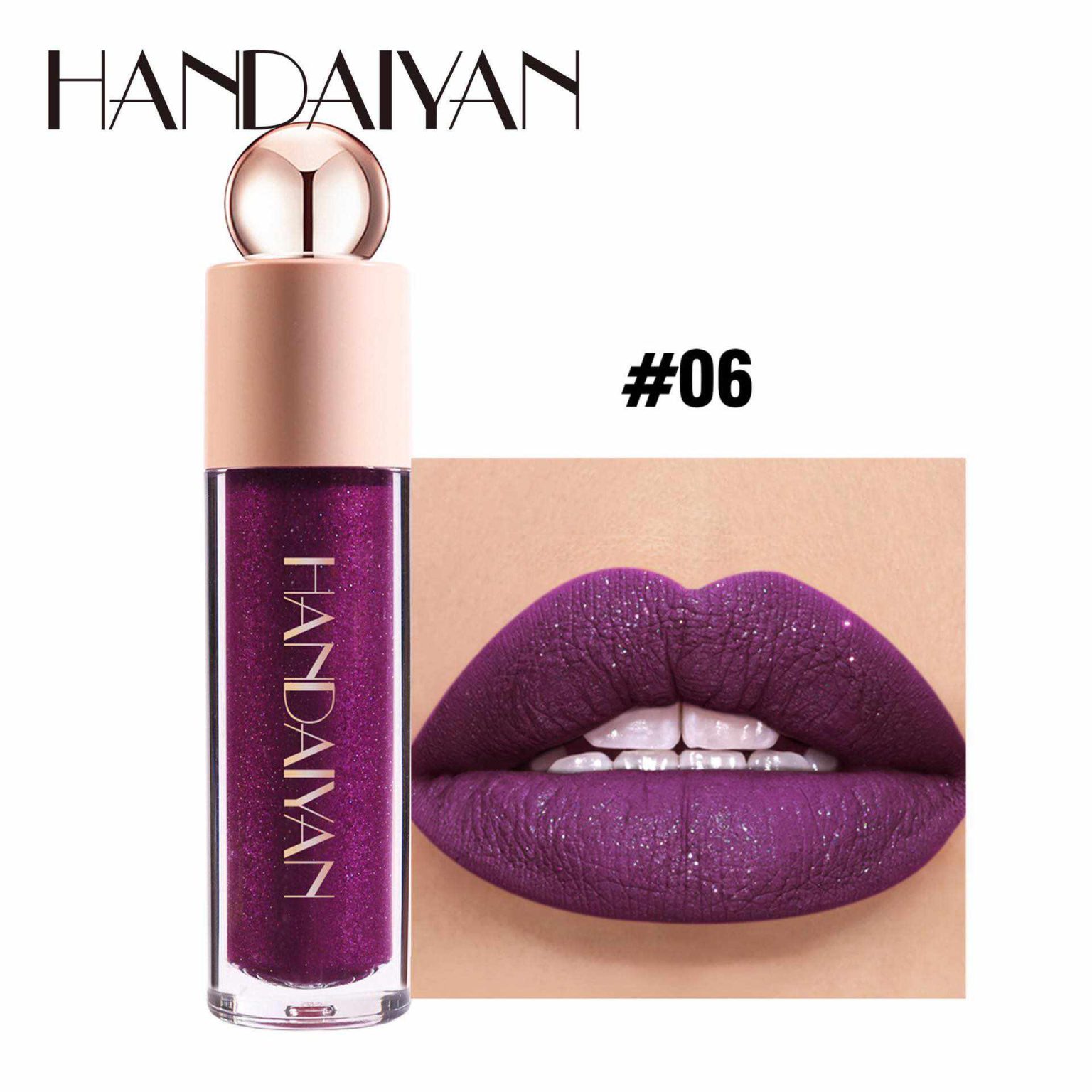 handaiyan Han Daiyan 8-color glitter lip gloss